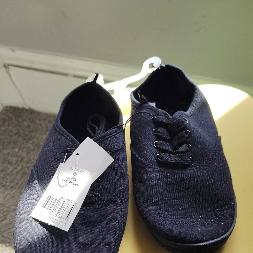 Black Canvas Sneakers